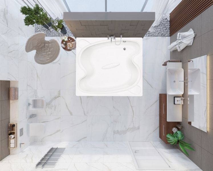 купити Ванна акрилова VagnerPlast Helios VPBA197HEL2X-04