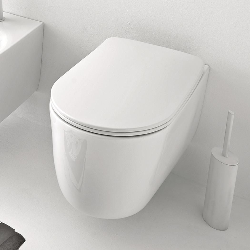 Подвесной унитаз Kerasan Nolita 5314 01 + 5391 01