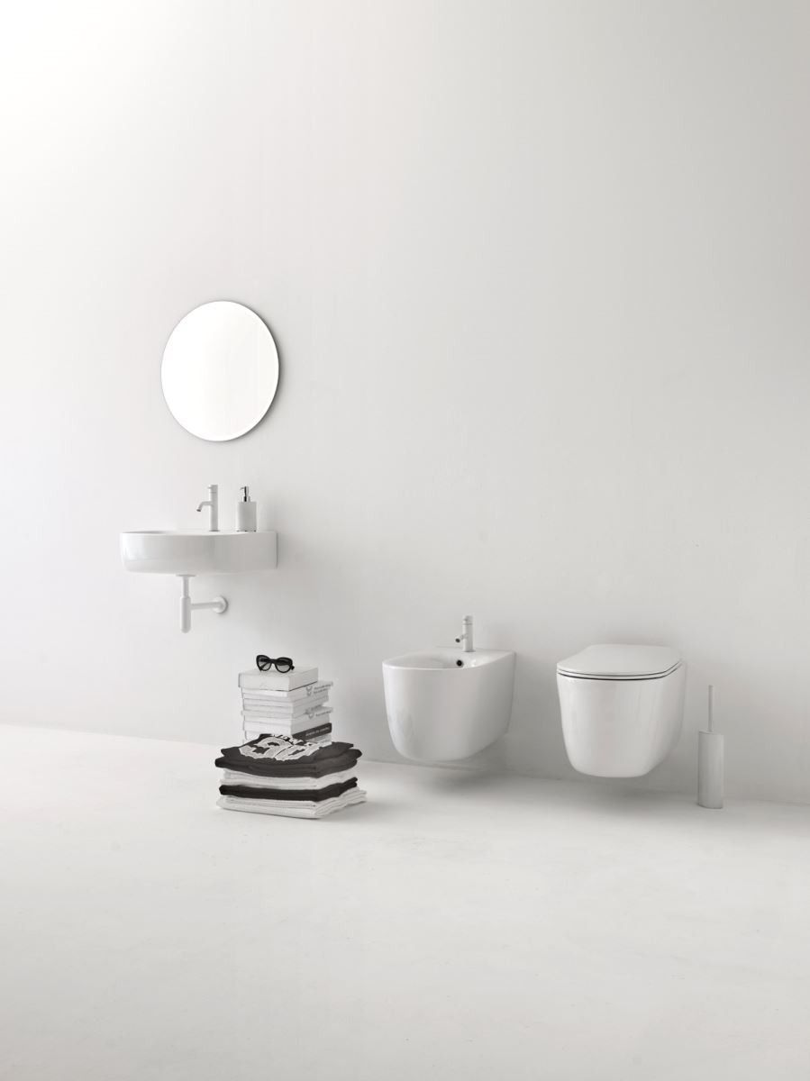 Подвесной унитаз Kerasan Nolita 5314 01 + 5391 01 купить