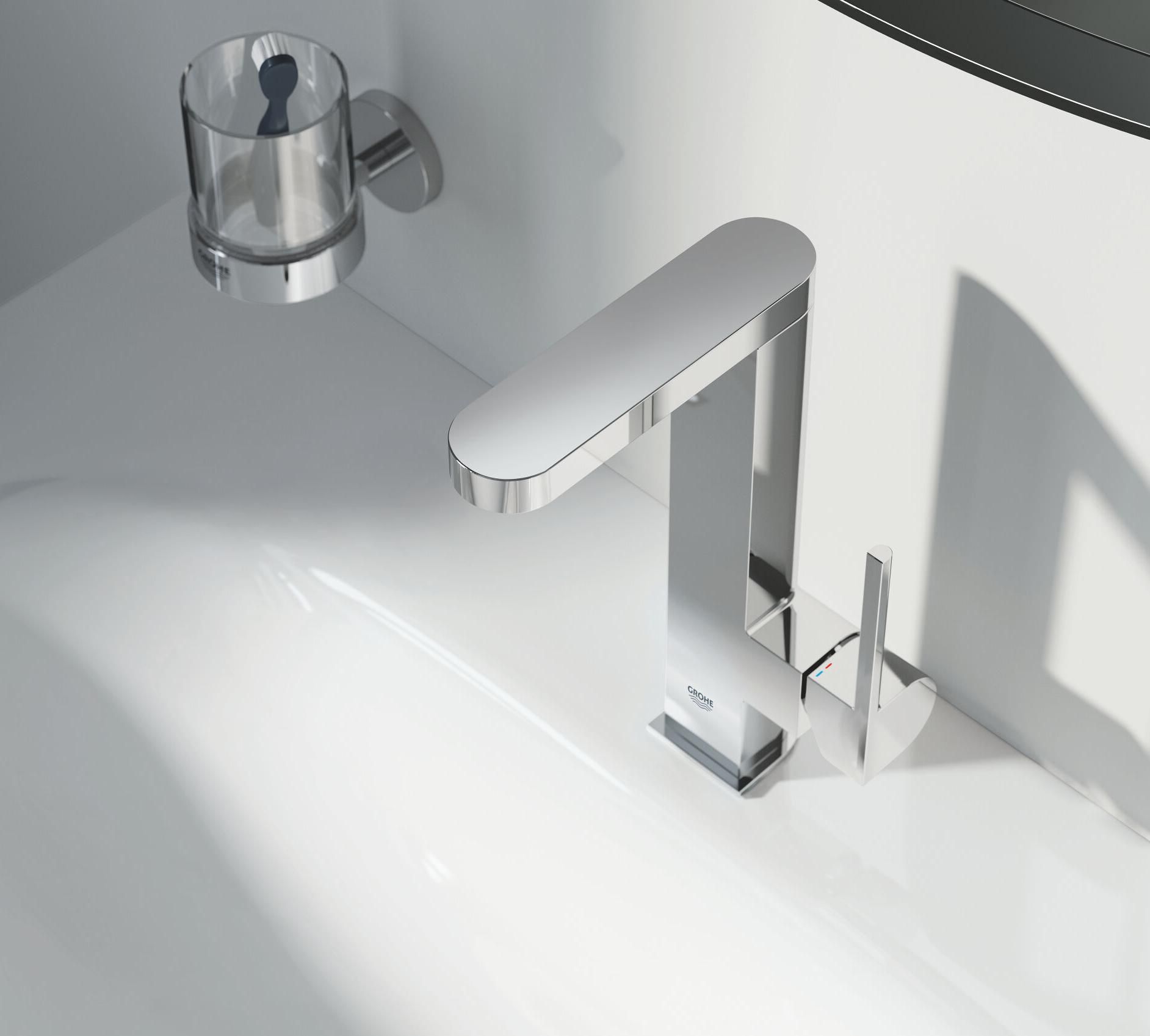 Змішувач для раковини Grohe Plus 23844003 L-Size c висувним виливом