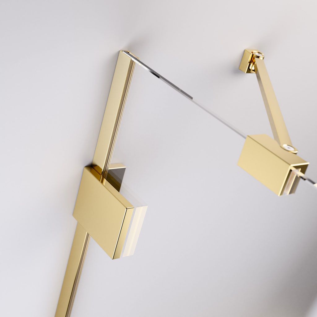 ціна Шторка для ванни Radaway Essenza Pro Gold PNJ II 10101050-09-01