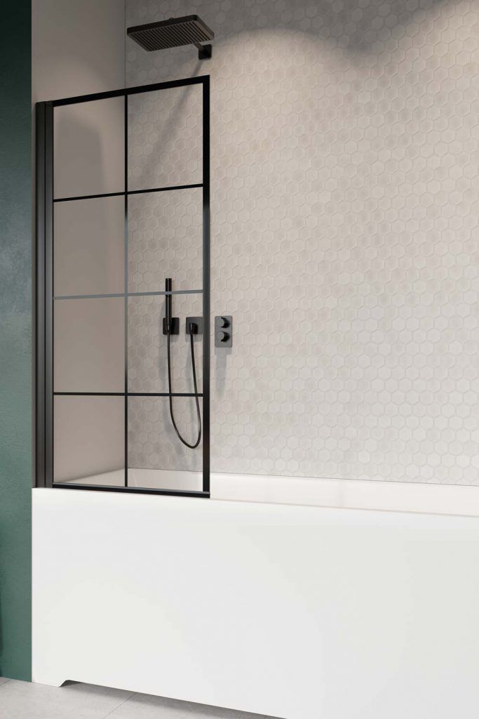 Шторка для ванны Radaway Nes Black PNJ I Factory 10011050-54-55L