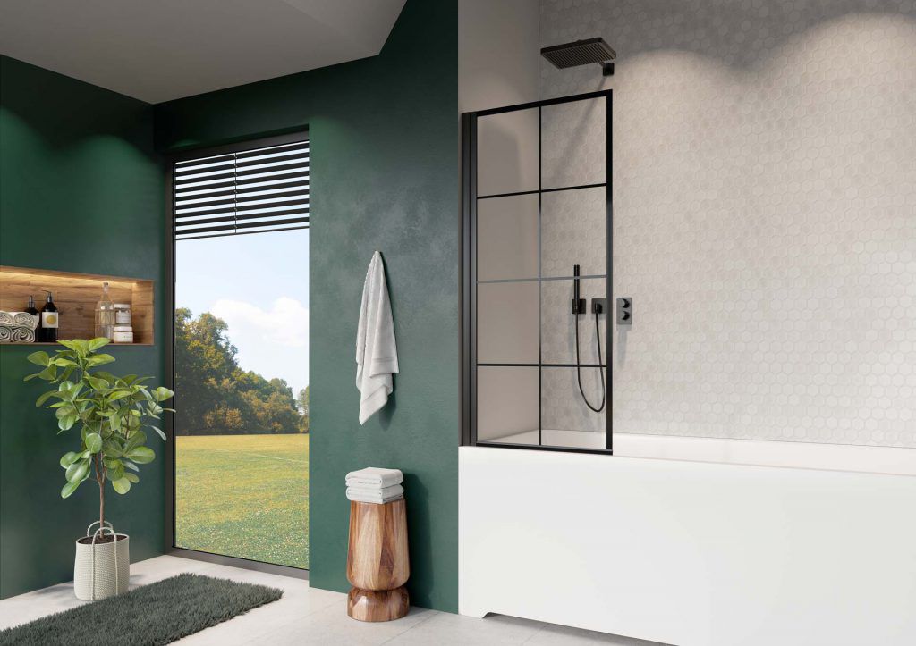 купить Шторка для ванны Radaway Nes Black PNJ I Factory 10011050-54-55L