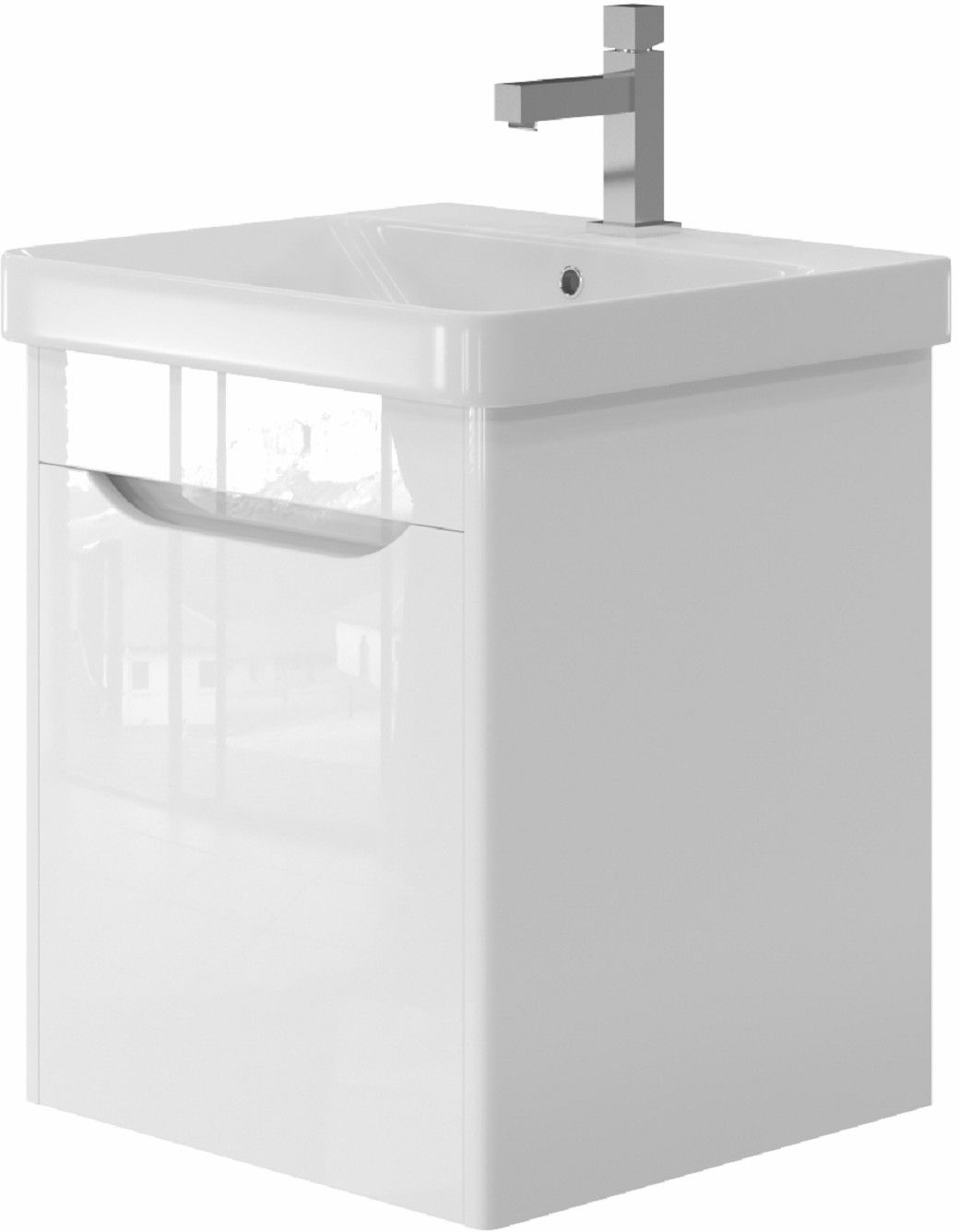 Тумба Ювента Livorno Lvr-55 з раковиною Luxury-55 4820142278749