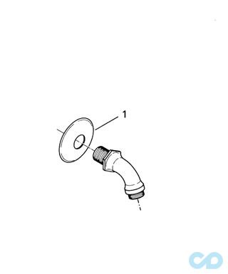 креслення Душовий кронштейн Grohe Relexa 28429000