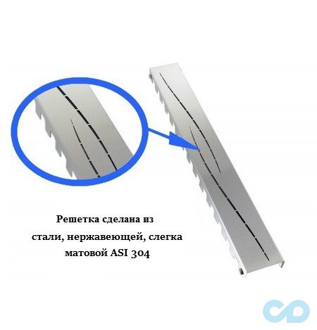 Дренажний канал Cedor Super Slim Sea 70 см ціна