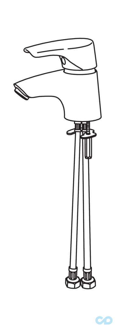 змішувач для раковини oras saga 1910f розмір