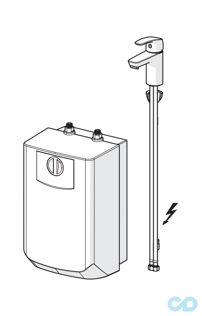 розміри змішувач для раковини oras safira 1003f