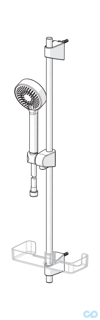 технічна схема Душовий гарнітур Oras Apollo 544