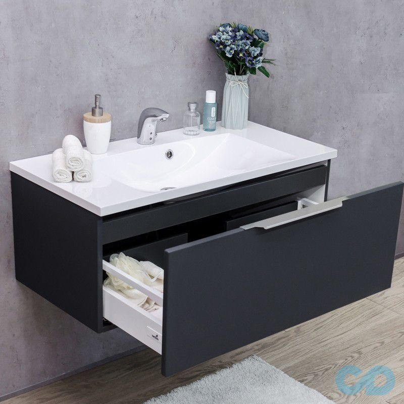 купити Тумба з умивальником Fancy Marble Bermuda 1 grey