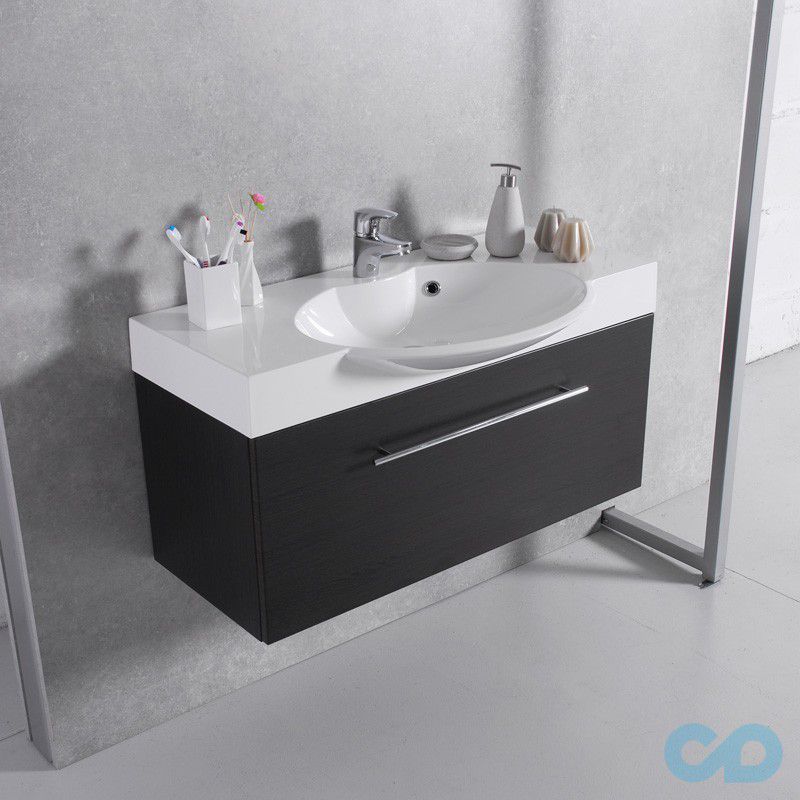 ціна Тумба з умивальником Fancy Marble Sumatra 100