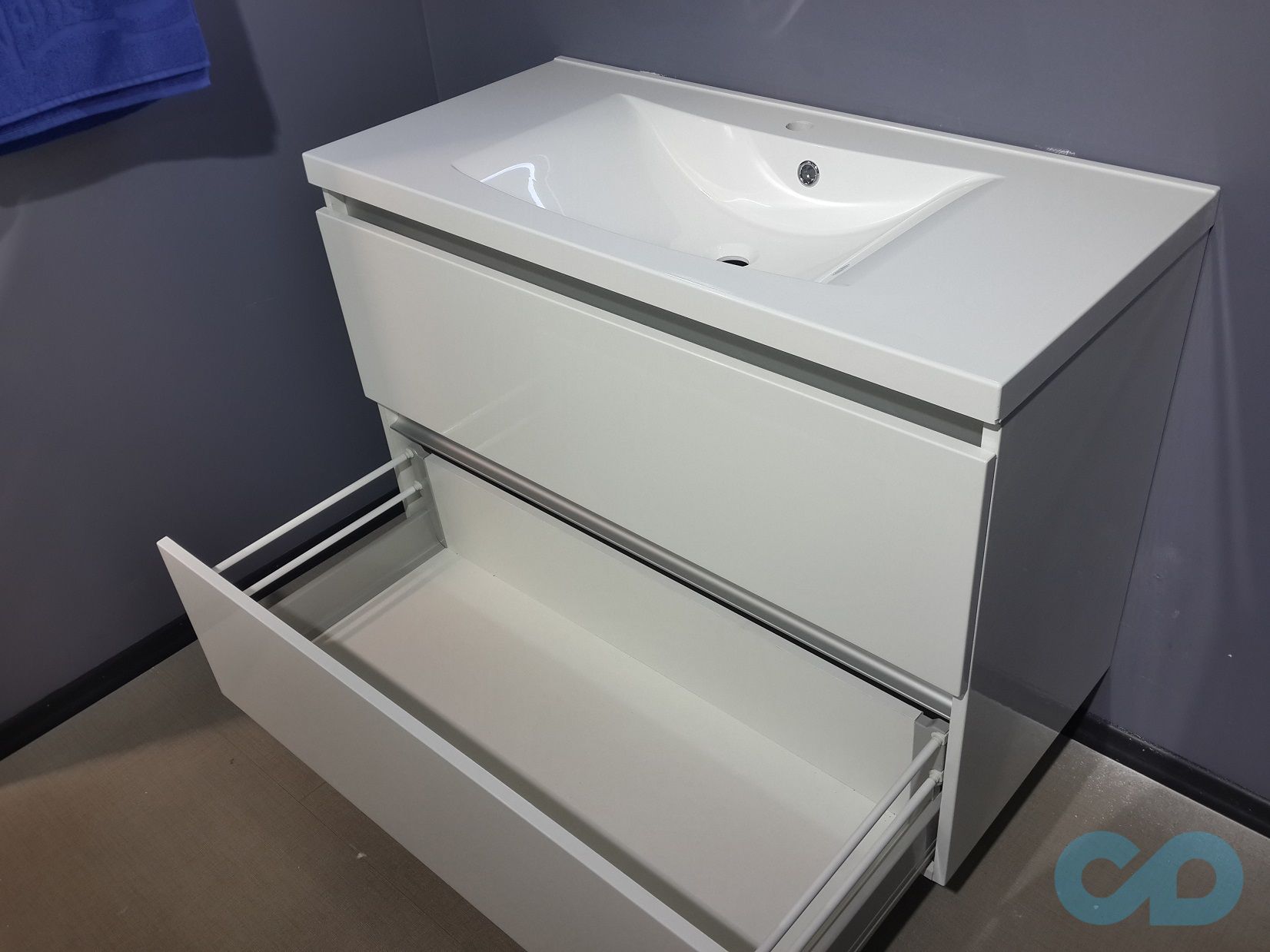 ціна Тумба з умивальником Fancy Marble Borneo 1000 Lucia