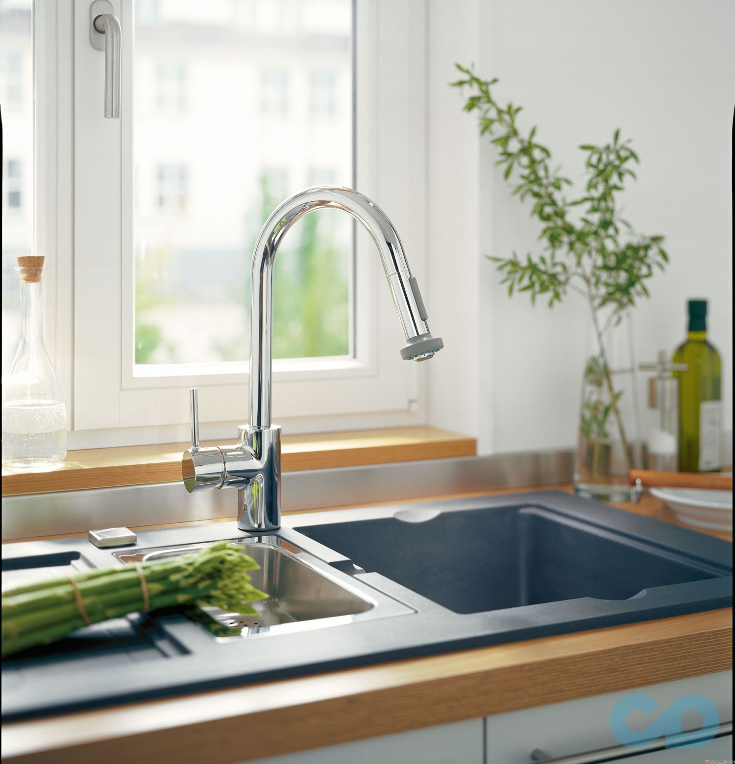 ціна змішувач для кухні hansgrohe talis s² variarc 14877000