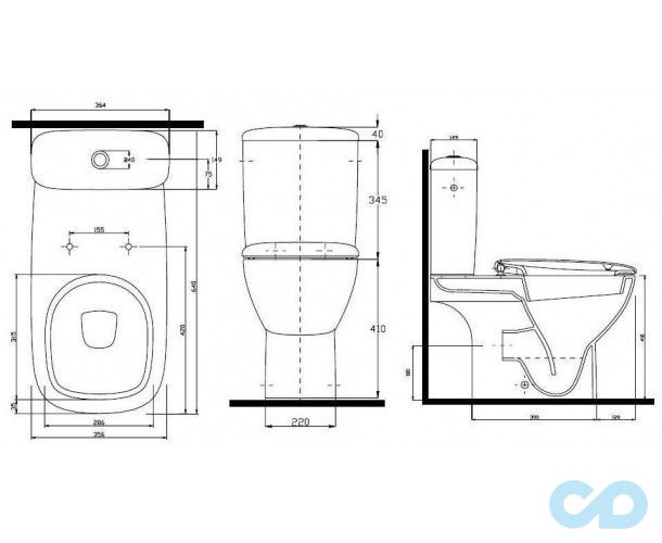 унітаз kolo style компакт
