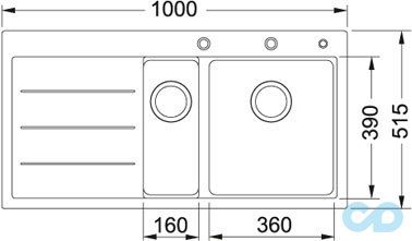 ціна мийка franke mythos fusion mtf 977 біла ліве крило