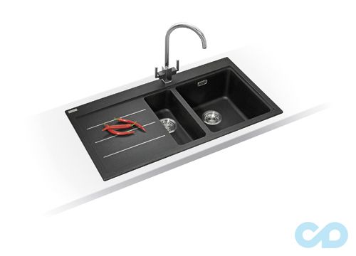 ціна мийка franke mythos fusion mtf 992 онікс праве крило