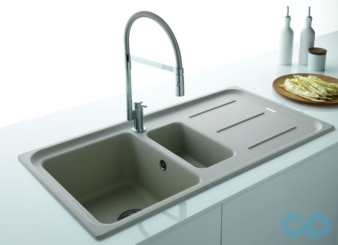 кухонна мийка franke impact img 844 бежевий купити