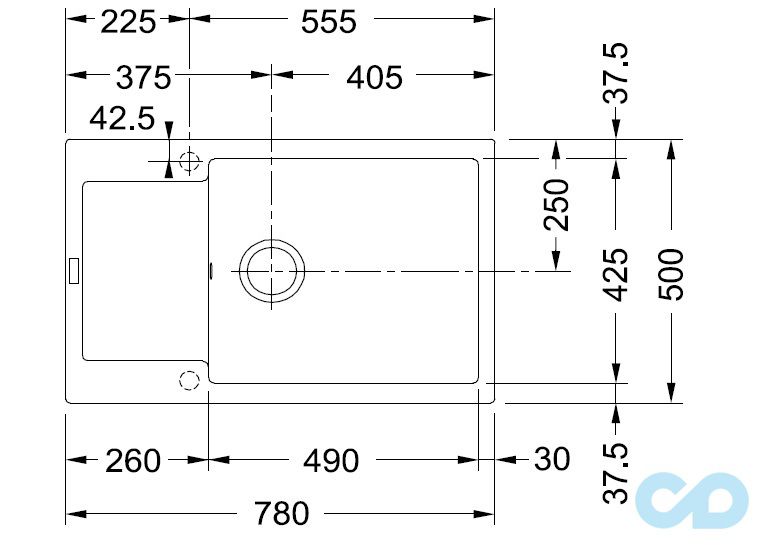 розміри кухонна мийка franke maris mrg xl 919 графіт