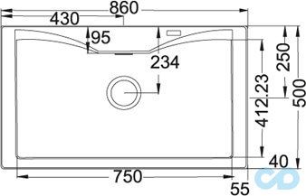 розміри кухонна мийка franke acquario line aeg 319 біла