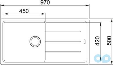 купити кухонна мийка franke basis bfg 934 біла