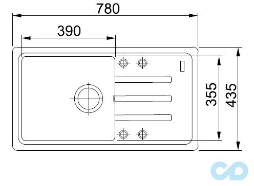 розміри кухонна мийка franke malta bsg 041 онікс