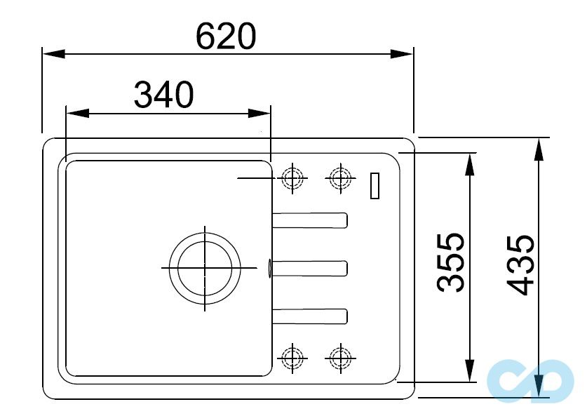 кухонная мойка franke malta bsg 050 оникс купить