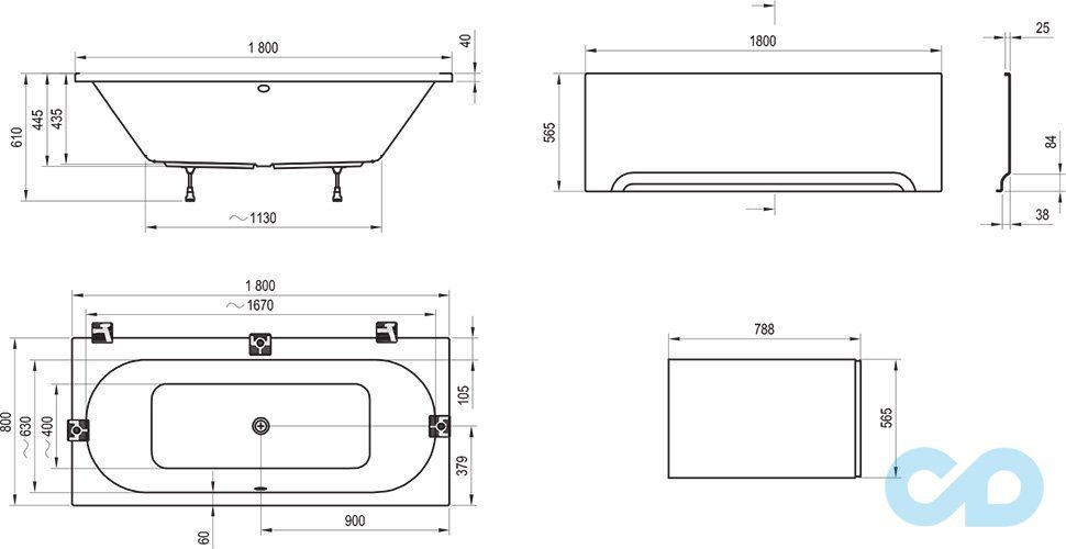 ravak акрилових ванн