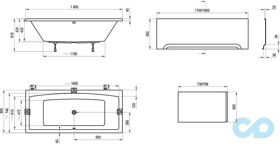 акриловые ванны фирмы ravak