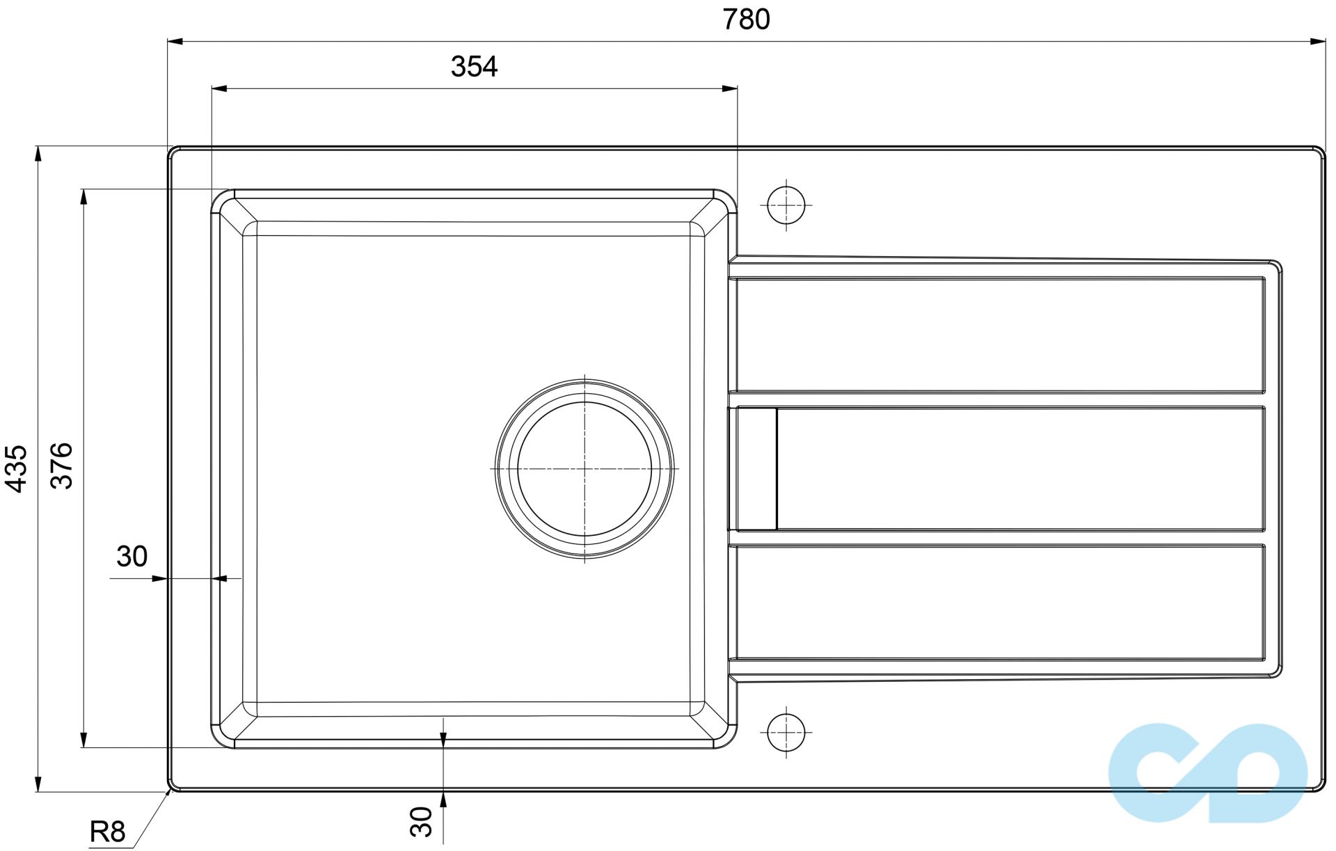розмір кухонна мийка franke sid slim 957 тектонайт цукру