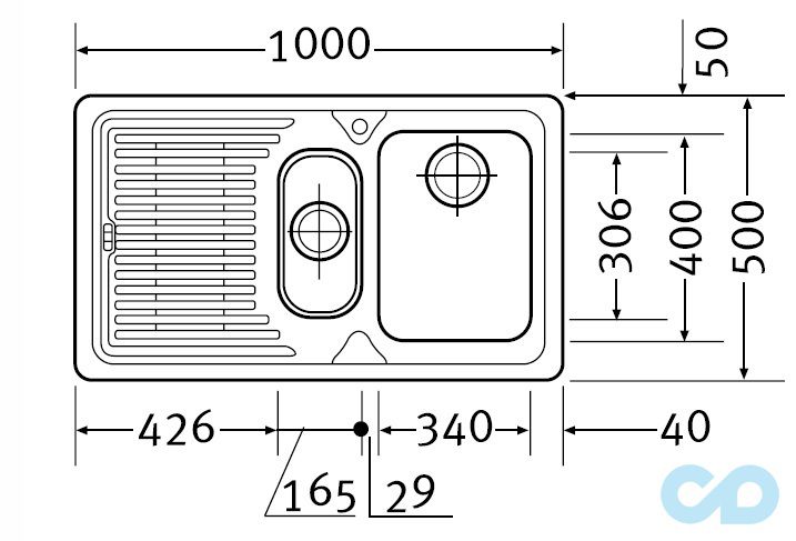 кухонна мийка franke logica line lll 838 розміри