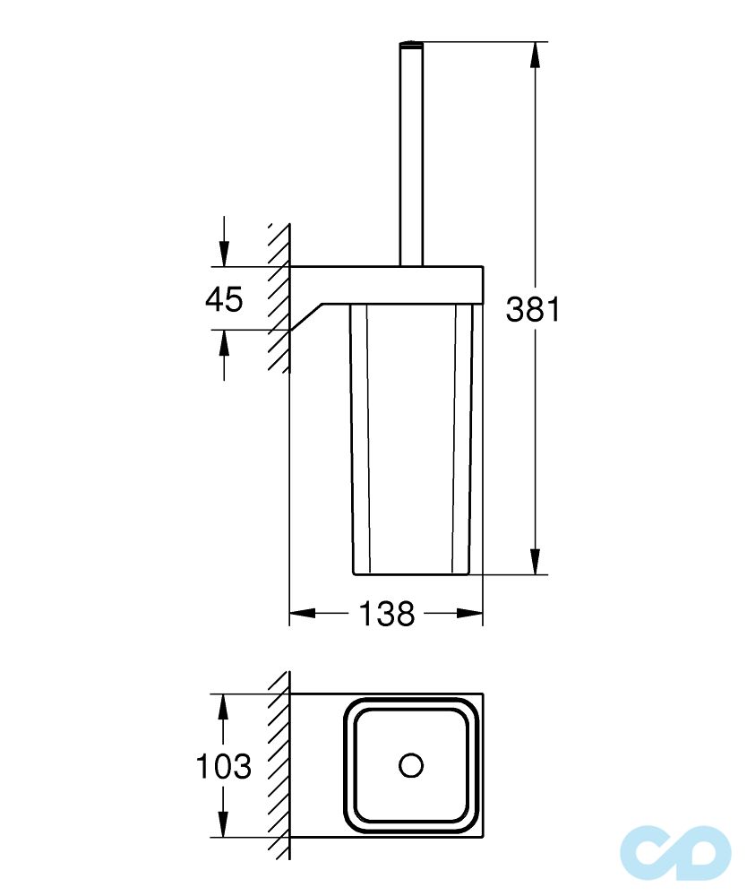 креслення Tуалетний 