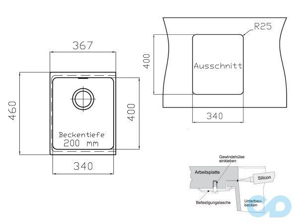 кухонна мийка franke kubus kbg 788