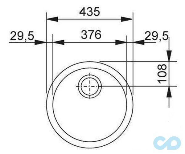 розміри кухонна мийка franke rbx 110