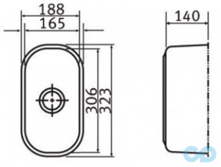 кухонна мийка franke amx розмір