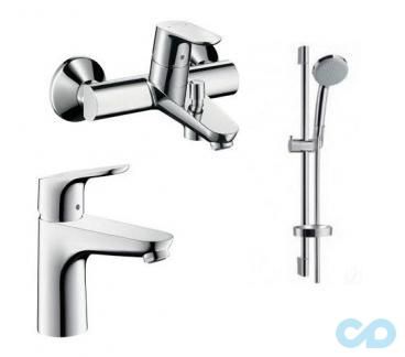 Набір змішувачів для ванни Hansgrohe Focus 34608000/31642773 