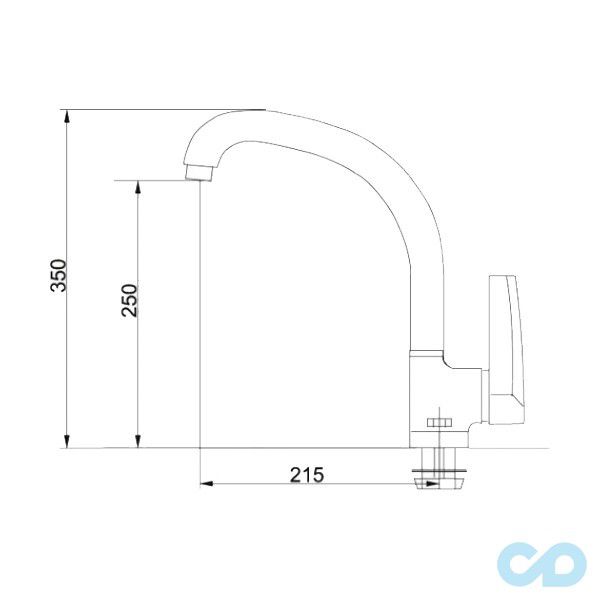 розмір кухонний змішувач franke atmosfera (115.0027.870) бежевий