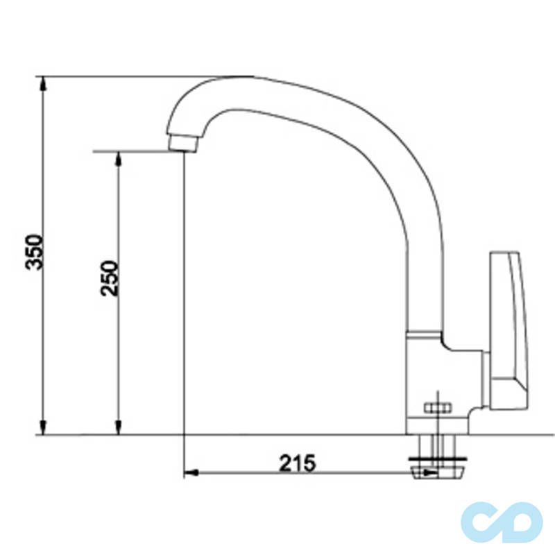 розмір кухонний змішувач franke atmosfera (115.0154.316) білий