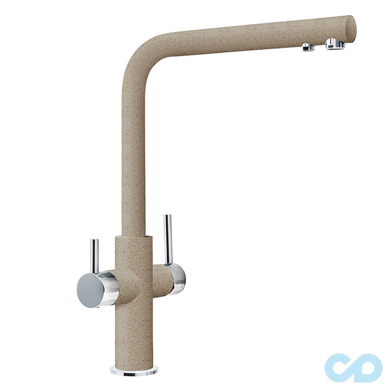 купить кухонный смеситель franke neptune clear water (115.0370.698) миндаль