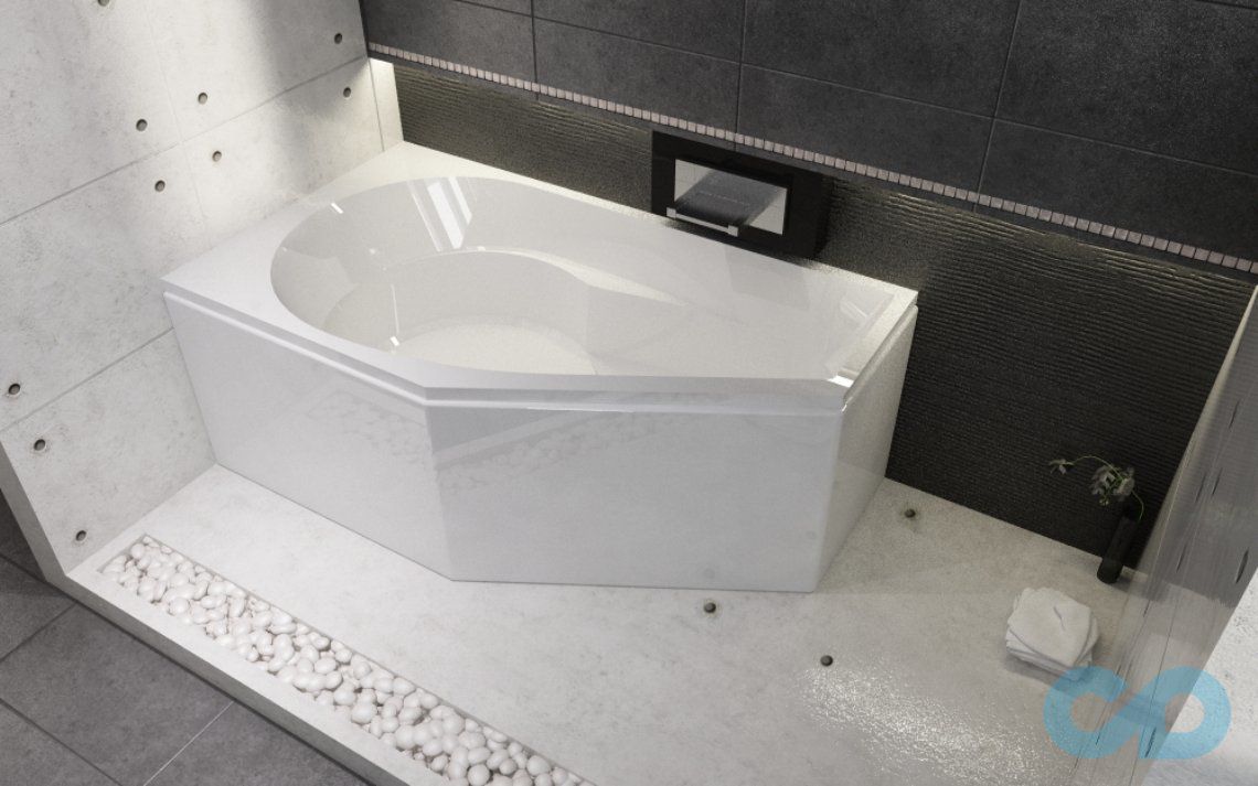 ціна ванна riho yukon 160х90 r ba34