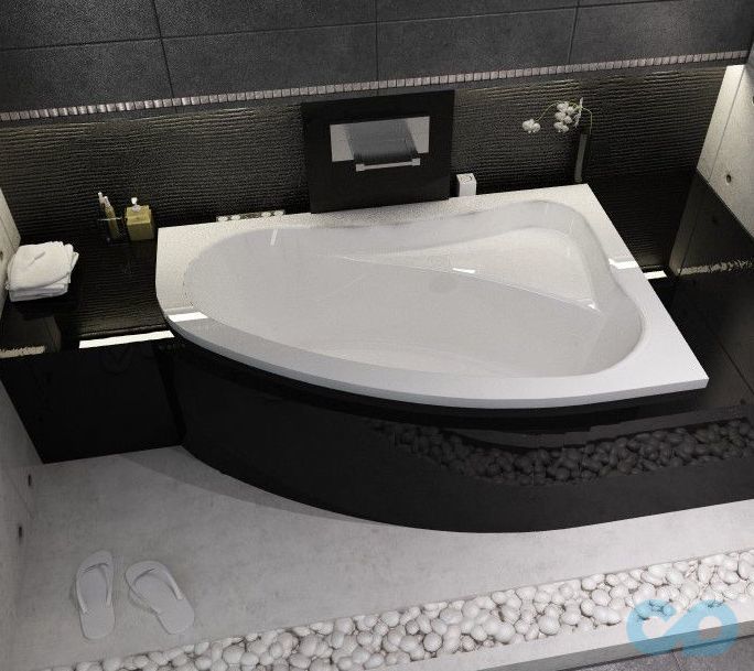 ціна ванна riho lyra 153х100 l ba68