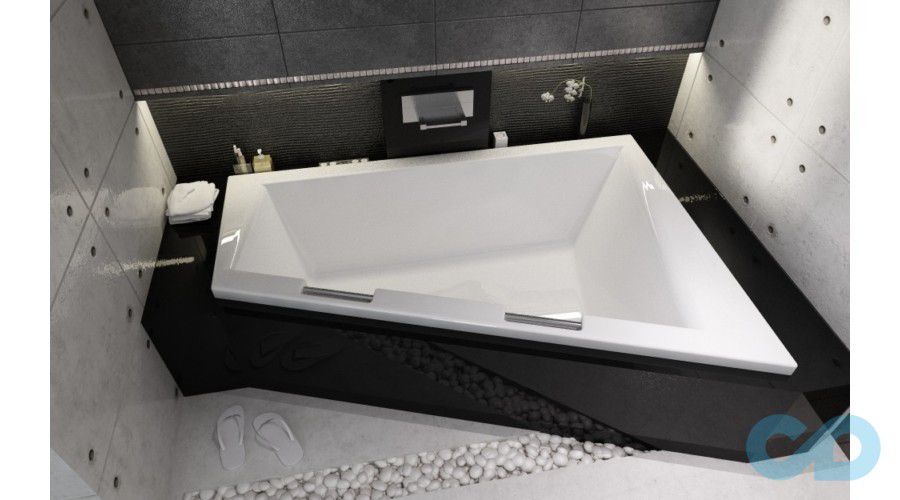 ціна ванна riho doppio 180х130 l ba91