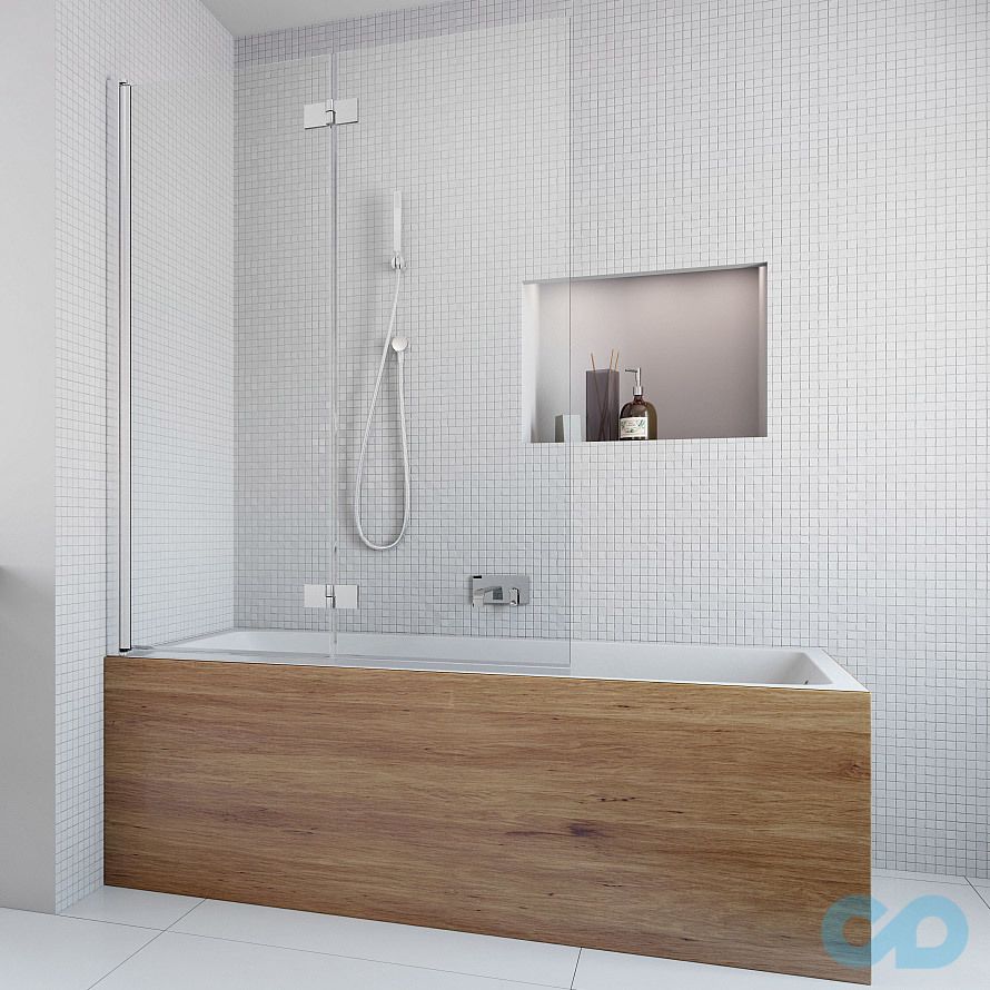 Шторки на ванну Radaway Essenza New PND 120 ліві (207212-01L