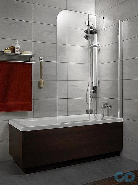 Шторка для ванни Radaway Torrenta PND права (201202-105NR) графіт