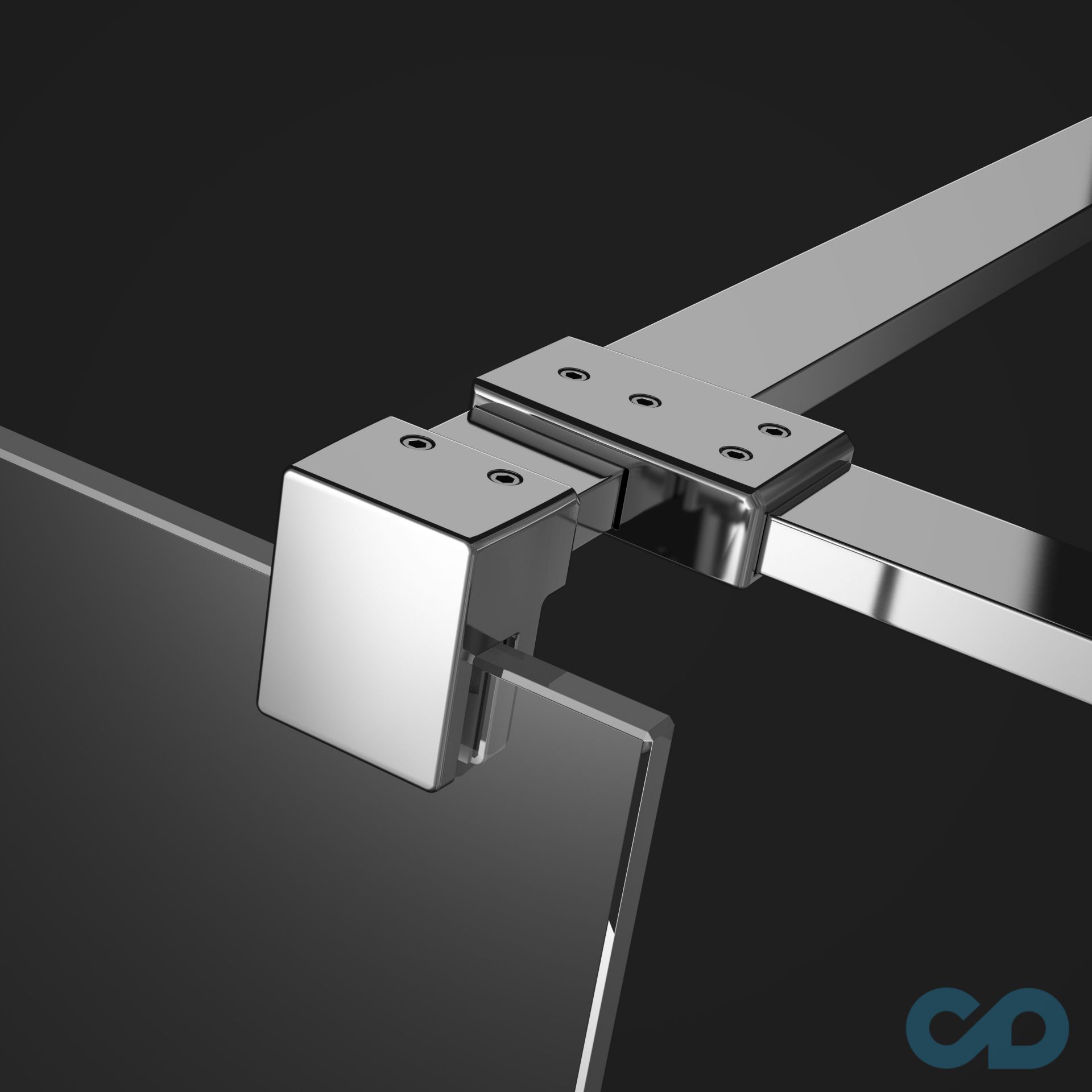 дизайн Душова кабіна Radaway Euphoria Walk-in III W3 90 + W2 90 + SW (383131-01-01 + 383121-01-01 + 383160-01-01