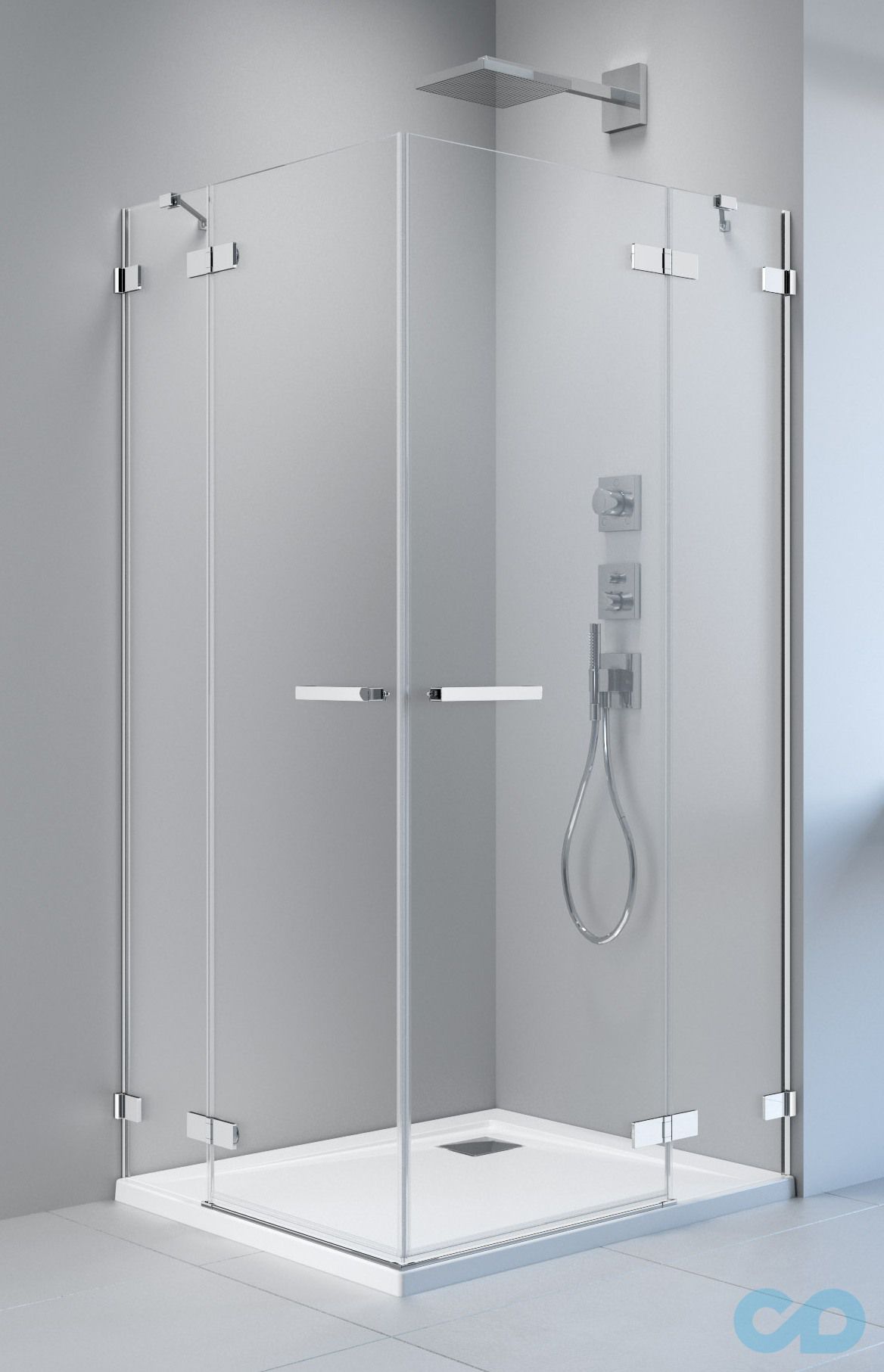 Душова кабіна Radaway Arta KDD II 80x80 двері G 520 ліва/права + стінка 235 ліва/права (386170-03-01L/R + 386420-03-01L/R