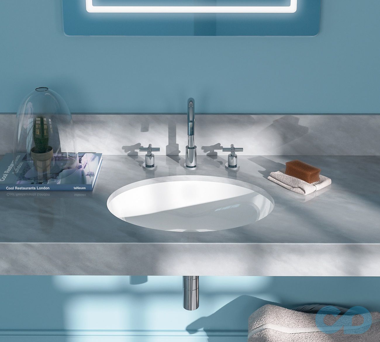 раковина вбудована catalano canova royal 1sonn00 ціна