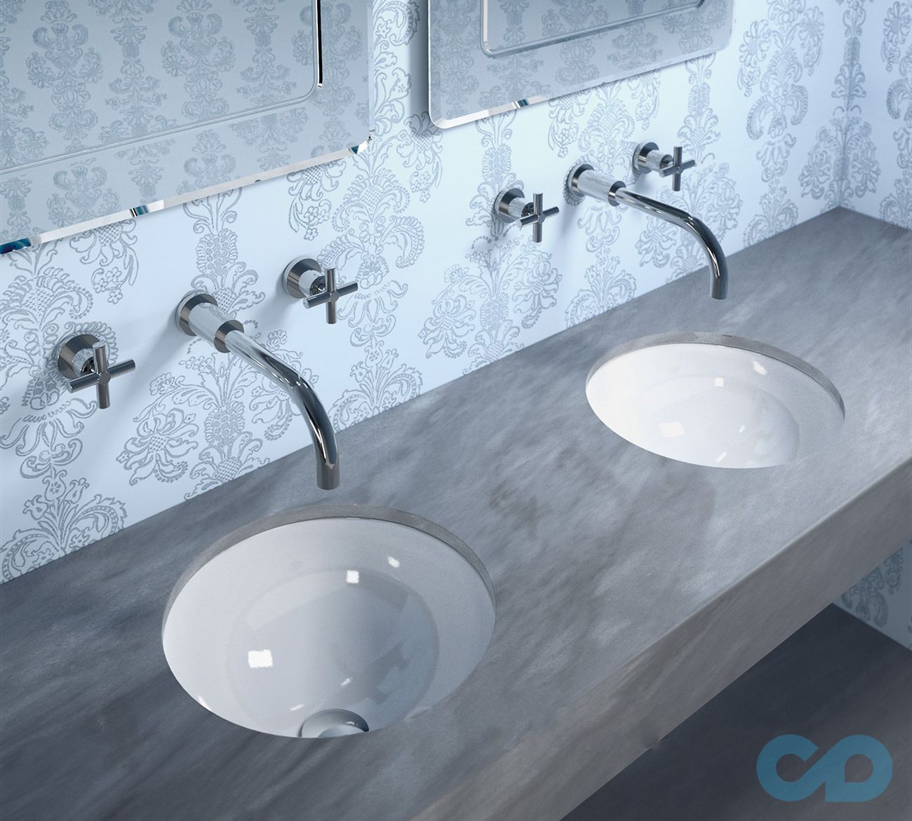 фото раковина вбудована catalano canova royal 1so4000