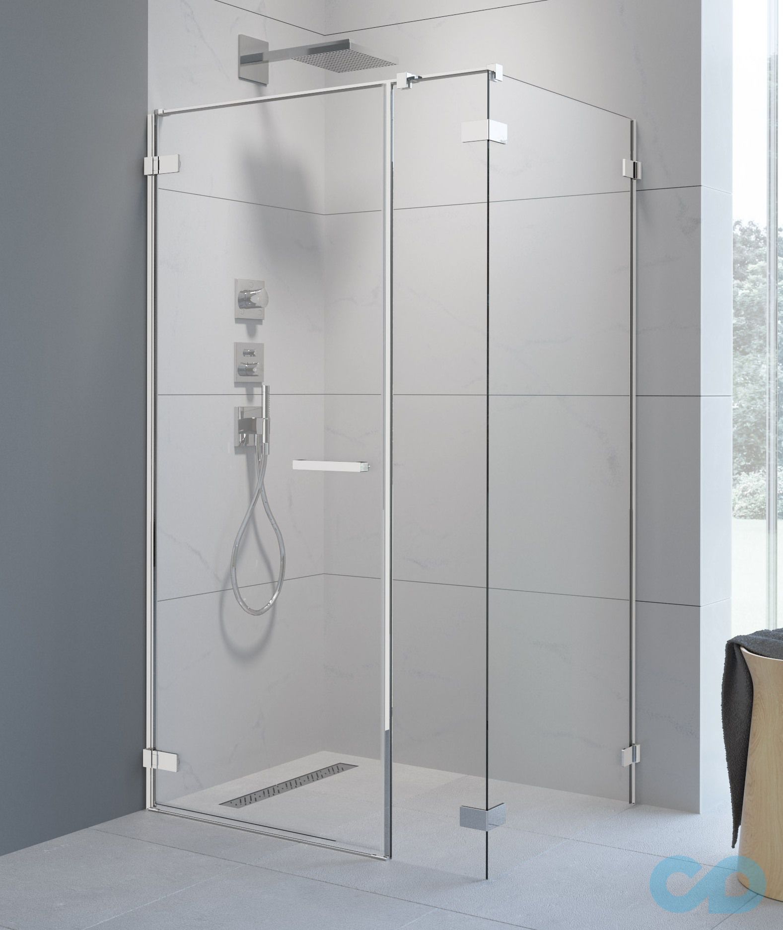 Душова кабіна Radaway Arta KDS I 90 двері W 520 + 310 + S2 80 (386520-03-01L/R + 395 386100-03-01L/R + 386110-03-01