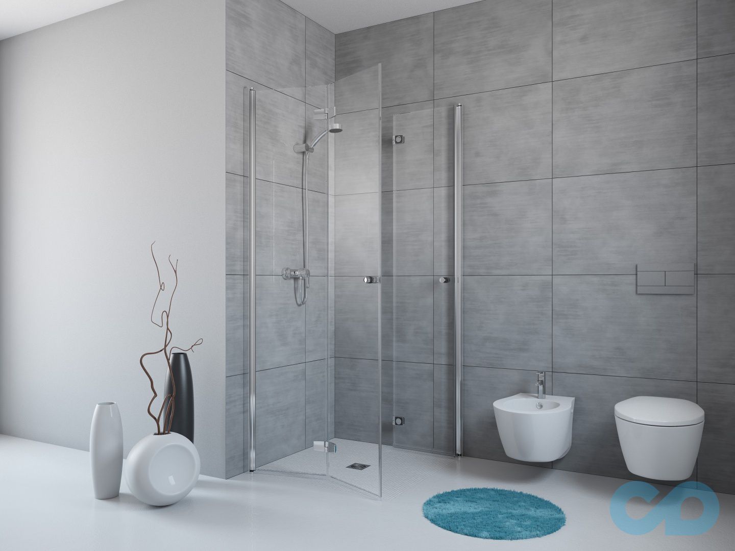 купить Душевая кабина Radaway Fuenta New KDD-B 90x90 (384071-01-01L + 384071-01-01R) 