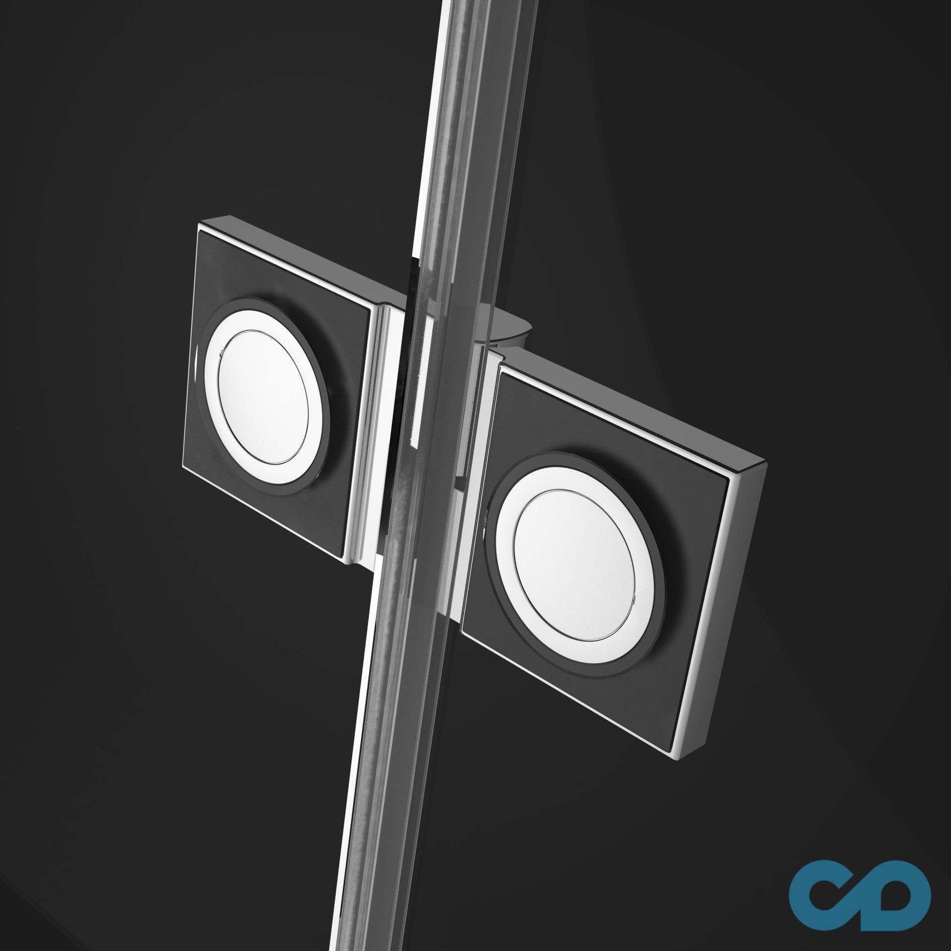 фото Душова кабіна Radaway Essenza New KDJ 100х100 (385040-01-01L + 384052-01-01